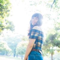 笑顔の女性