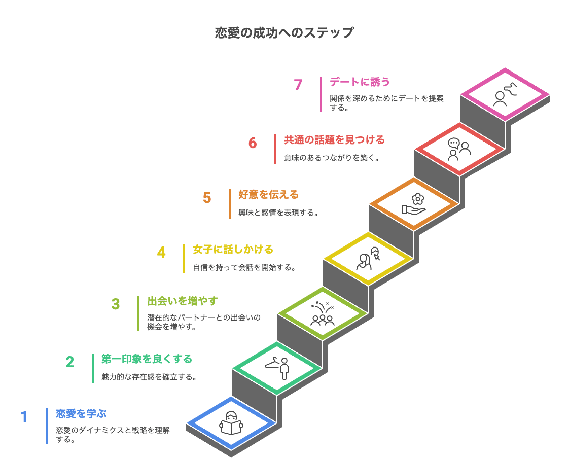 22歳彼女なし男性の彼女の作り方7ステップ