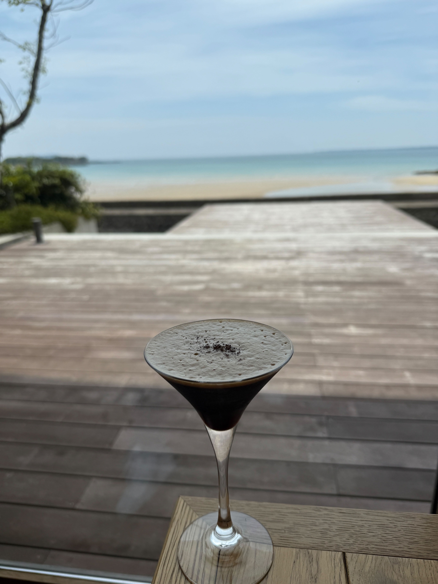 海が見えるカフェ