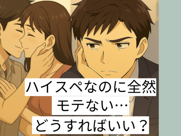 「ハイスペック男子　モテない」アイキャッチ画像
