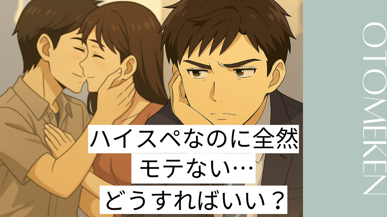 「ハイスペック男子 モテない」アイキャッチ画像