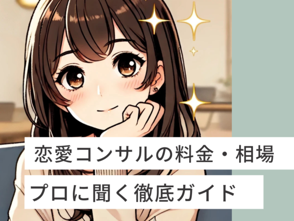 恋愛コンサルの料金と相場を解説する記事のアイキャッチ画像
