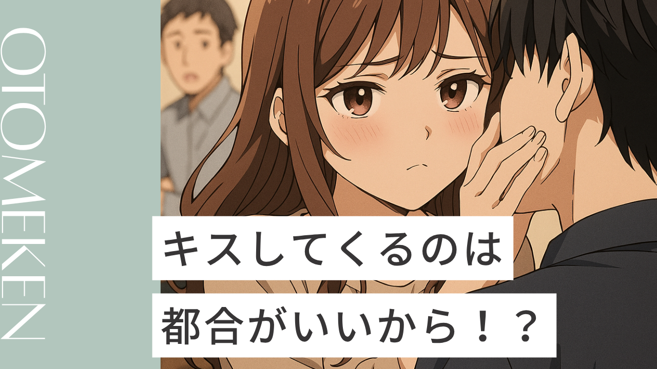 都合のいい男にキスする女性心理