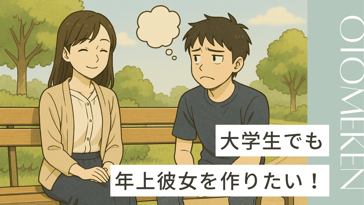 大学生でも年上彼女を作りたい!
