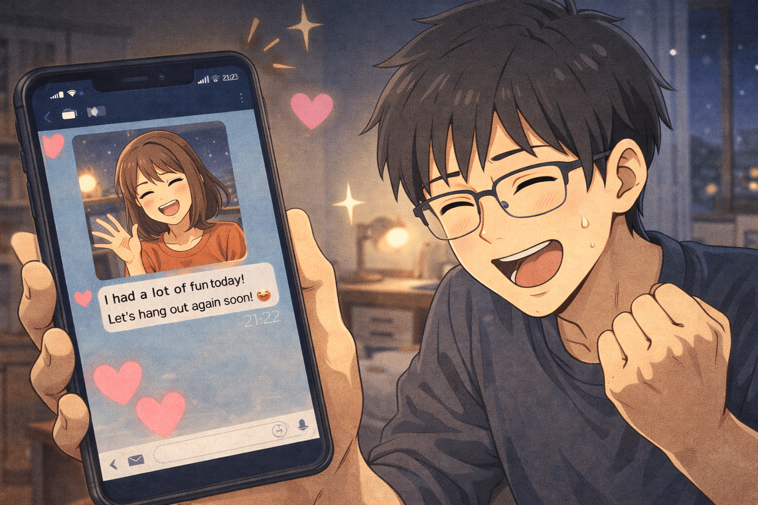 1回目のデート後の男性