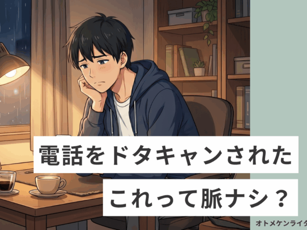 【体験談】電話ドタキャンは99%脈ナシ！原因と対策を解説