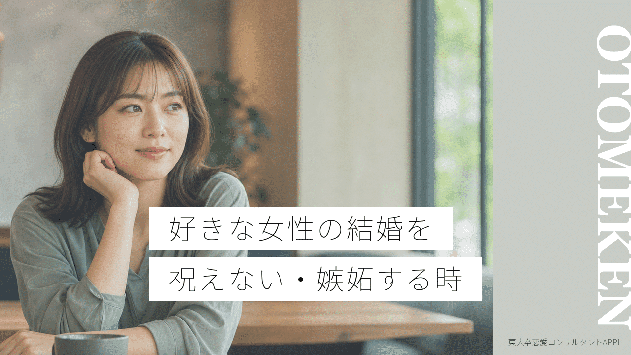好きな女性の結婚を祝えない・嫉妬する男性へ|気持ちの整理と後悔を繰り返さない方法