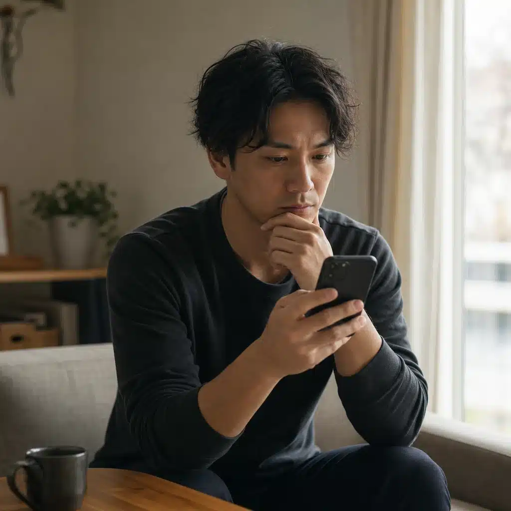 好きな女性の結婚を知り嫉妬と悲しみを整理する男性