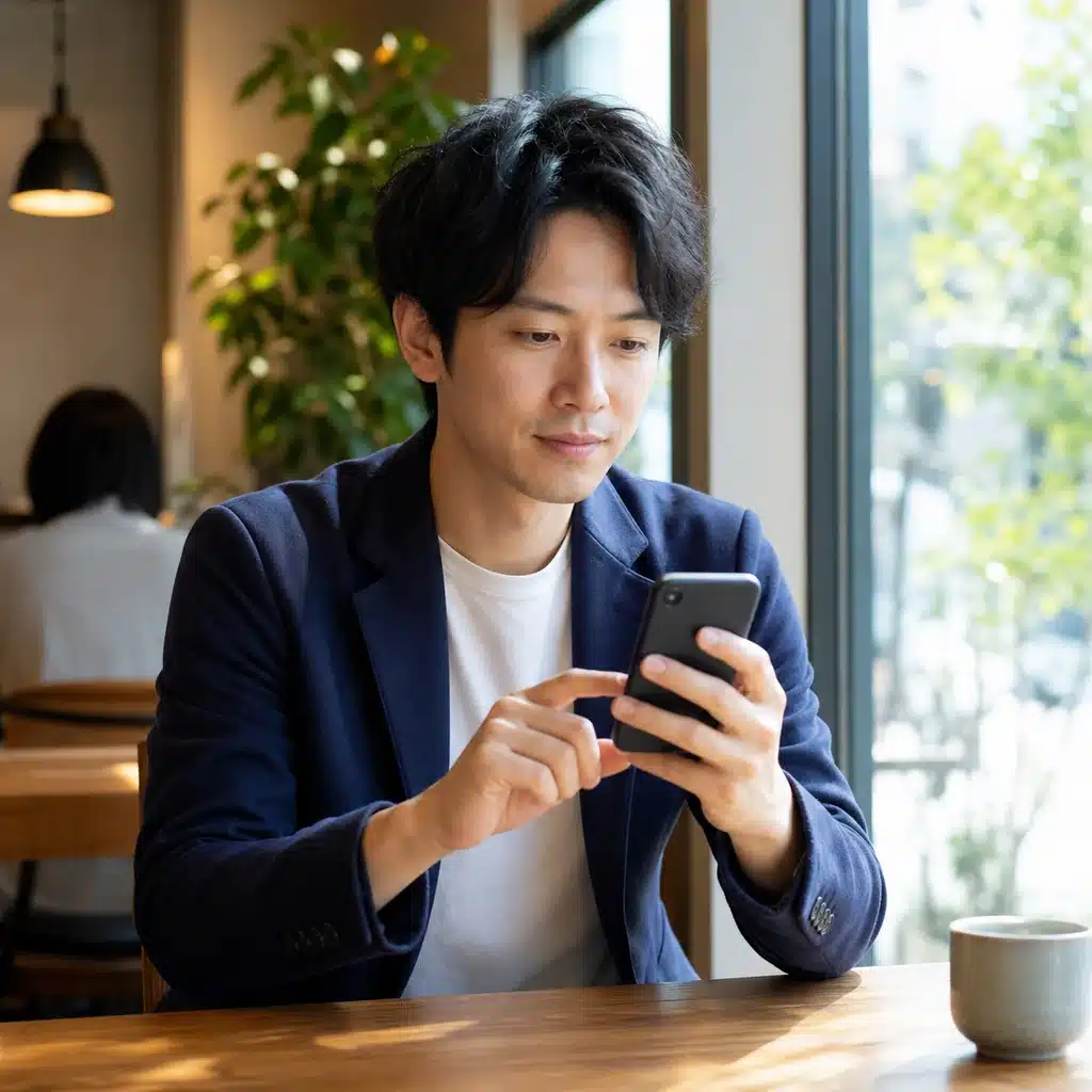 落ち込みから回復して新しい出会いへ行動を移す男性