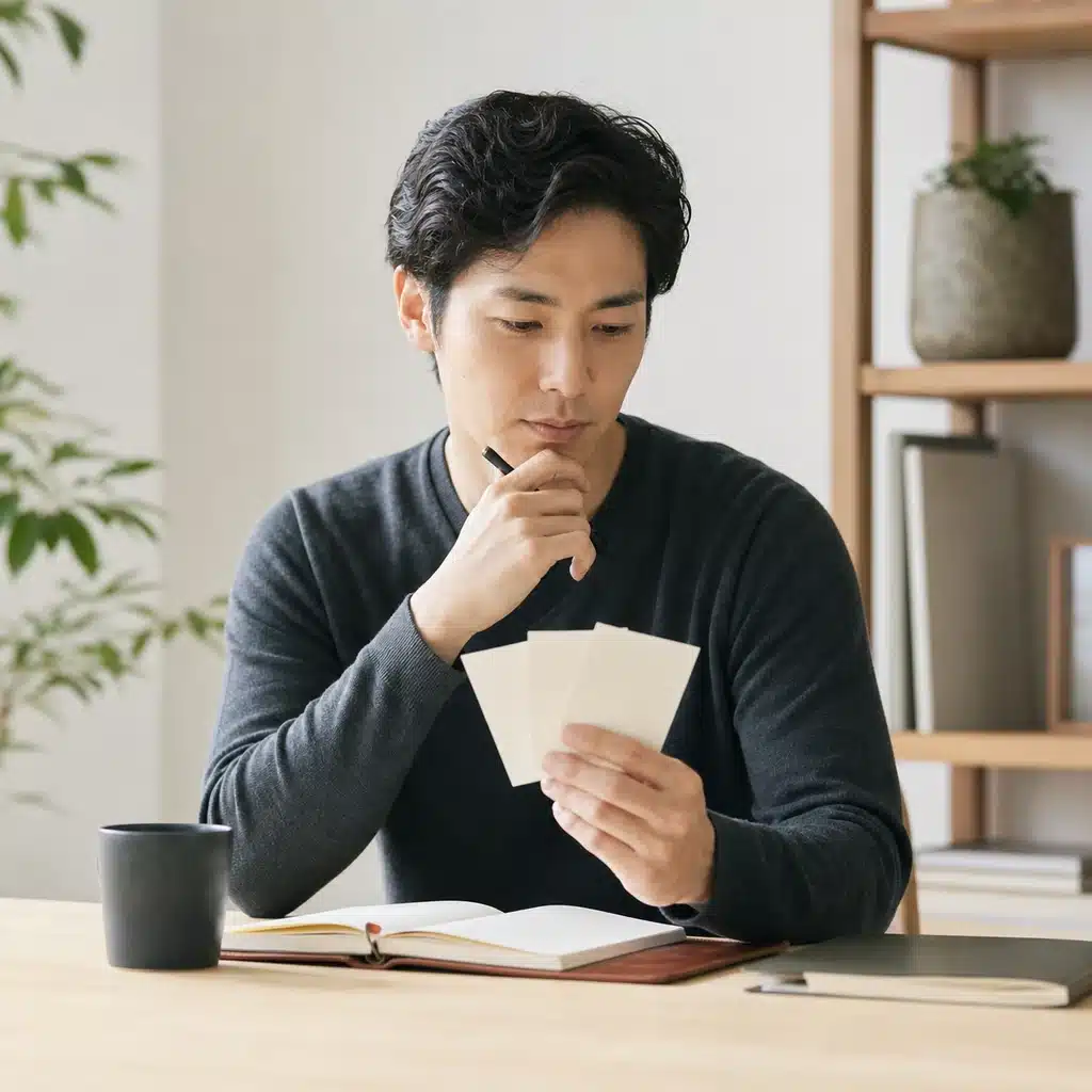 好きな女性の結婚や嫉妬についての疑問を整理する男性