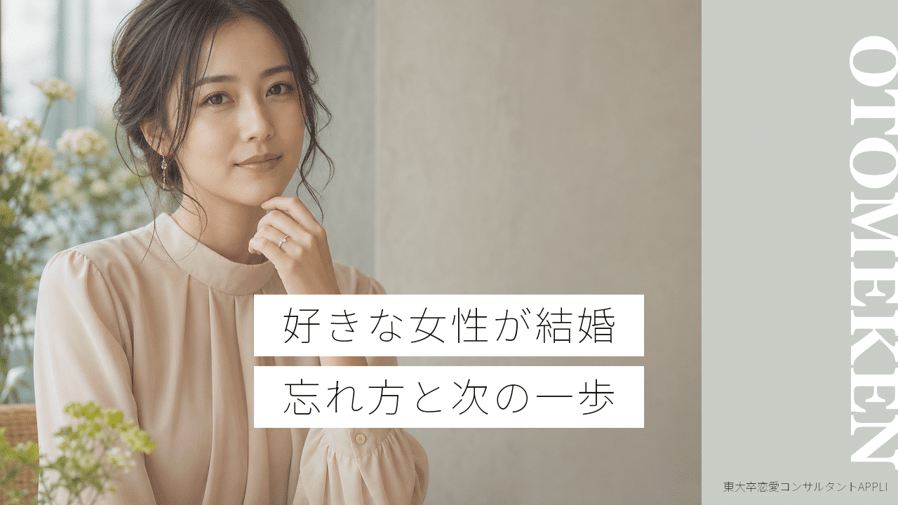 好きな女性が結婚した時の対処法|忘れ方・諦め方と次の一歩